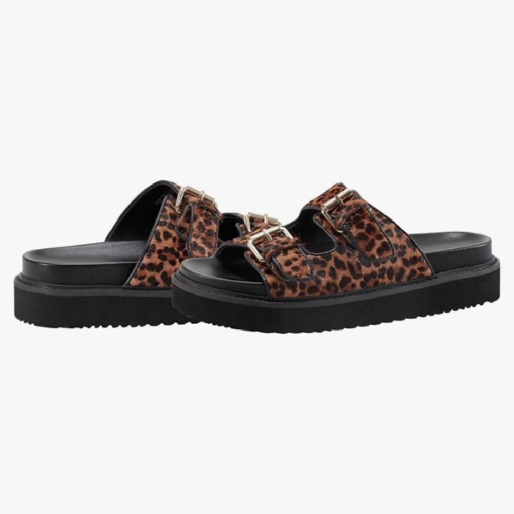 Women's Marc Fisher Leopard Agustaly Sz 9.5 M   New